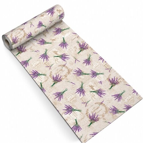 Tapis de cuisine en rouleau 52cm x 30 mètres Lavande – Antidérapant