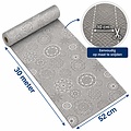 Keukenloper op rol 52cm x  30mtr Mantra Grijs – Antislip