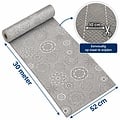 Tapis de cuisine en rouleau 52cm x 30m Mantra Gris – Antidérapant