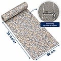 Tapis de cuisine en rouleau 52cm x 30 mètres Silvia Gris – Antidérapant