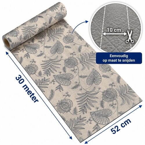Küchenläufer auf Rolle 52 cm x 30 m Vince – Rutschfest
