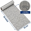 Keukenloper op rol 52cm x 30mtr Patricia Grijs – Antislip