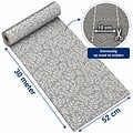 Tapis de cuisine en rouleau 52cm x 30m Patricia Gris – Antidérapant