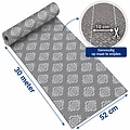 Küchenläufer auf Rolle 52 cm x 30 m Lorea Grau – Antirutsch
