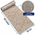 Tapis de cuisine en rouleau 52cm x 30m Sandy Gris – Antidérapant