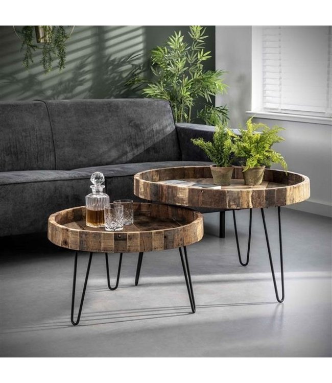 Table Basse Ronde Double Plateaux | REDUCTION | DIMEHOUSE ...