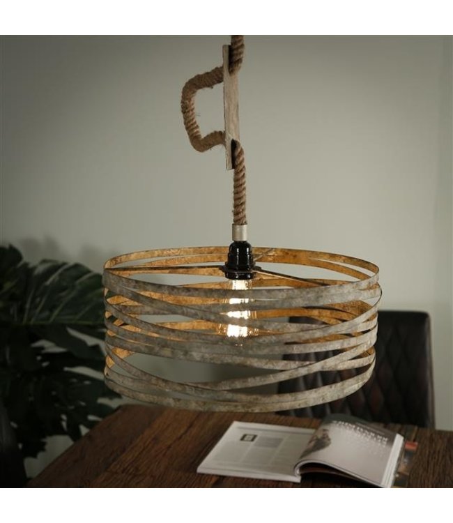 Hanglamp Industrieel Wessel Ø40 twist | Nieuw in ons assortiment! -