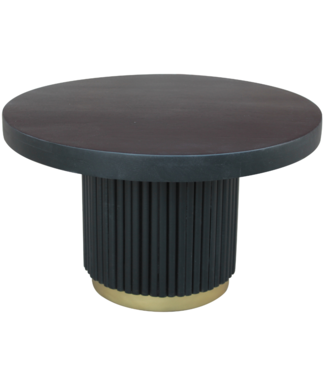 Table basse ronde Elora Ø60 cm noir