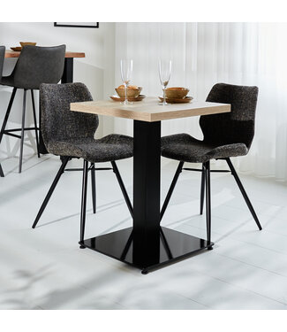 Table de bistrot Robin square robson chêne 80x80 cm