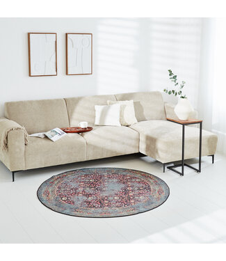 Rond vintage vloerkleed Julienne multi Ø200 cm