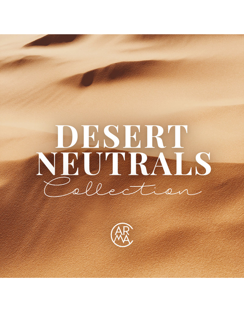 CARMA  COSMETICS Desert Neutrals Rubber Base Collection 8pcs Set