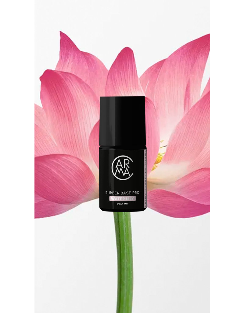 CARMA  COSMETICS Rubber Base Water Lily