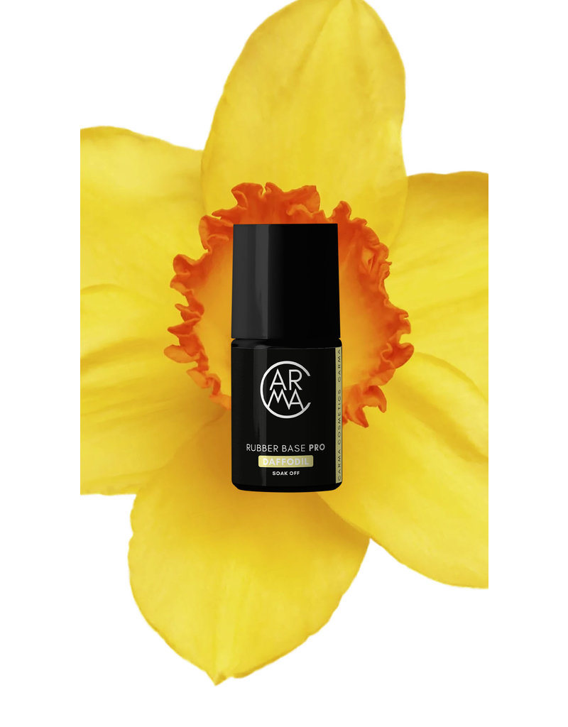 CARMA  COSMETICS Rubber Base Daffodil - Birth Flower March