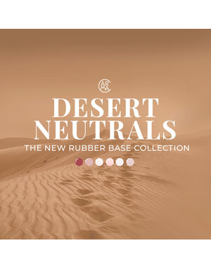 CARMA  COSMETICS Desert Neutrals 2 Rubber Base Collection 6pcs