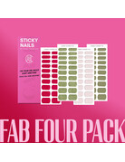 CARMA  COSMETICS Fab Four Pack Gelpolish Stickers