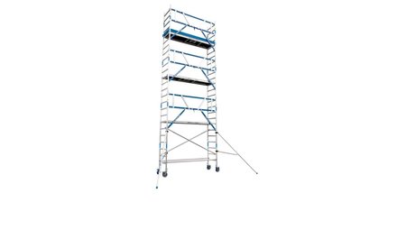 Mobile scaffold safety guardrail 75x190
