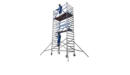 Mobile scaffold safety guardrail 135 cm