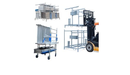 Rack de rangement d'échafaudage