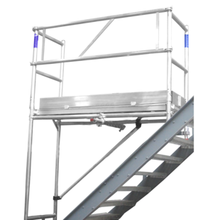 Stair scaffolding