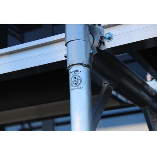 ASC Échafaudage de façade ASC 100 m² - 10x10 m