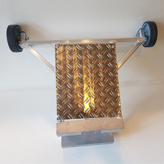 ASC ASC aluminium ladder muurafhouder met traanplaat