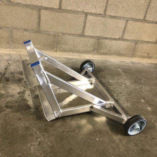 ASC ASC aluminium ladder muurafhouder met traanplaat