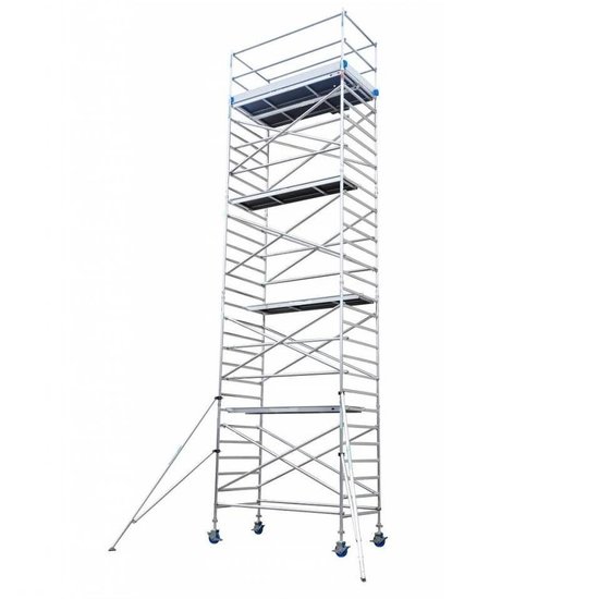 Euroscaffold Echafaudage roulant 135 x 305  x 14 m + remorque