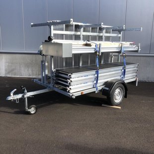 Mobile scaffold 135 x 250 x 12 m + trailer