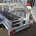 Euroscaffold Échafaudage roulant EuroScaffold Original 135x250x12 m + remorque