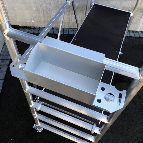 Solide Gereedschapsbakje ladder - steiger