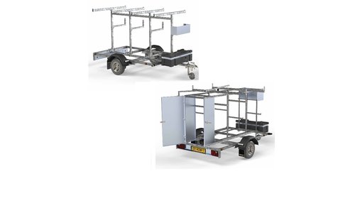 Scaffold trailers