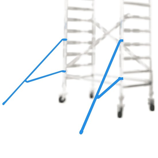 Alumexx Alumexx stabilisateur d'échafaudage 180 cm