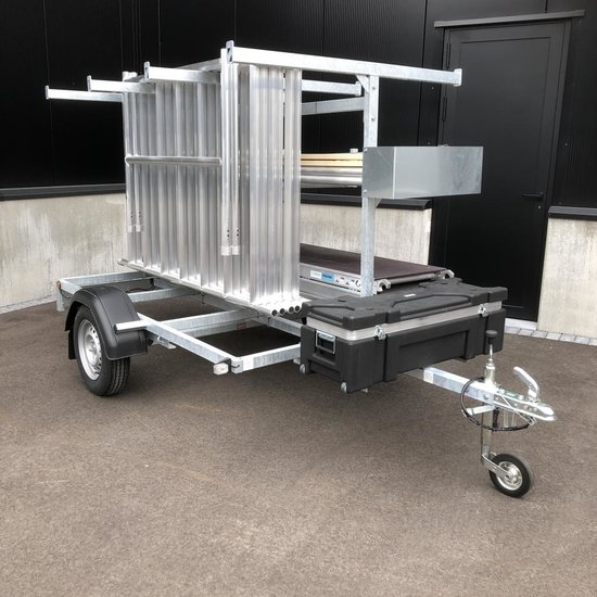Euroscaffold EuroScaffold PRO mobile scaffold 135x250x8 m + trailer