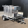 Euroscaffold Échafaudage mobile EuroScaffold Original 135x250x12 m + remorque fermée