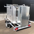 Euroscaffold EuroScaffold PRO mobile scaffold 135x250x14 m + lockable trailer
