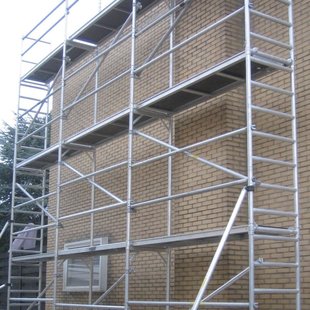 ASC facade scaffolding 0.75 m x 6.10 m x 10.00 m