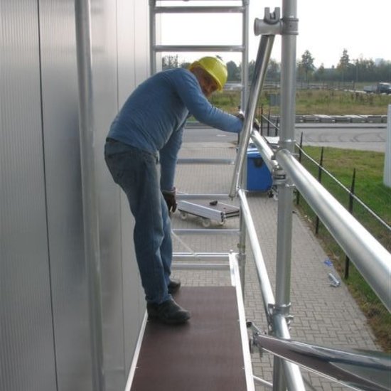 ASC ASC échafaudage de facade 0,75 m x 10,00 m x 8,00 m