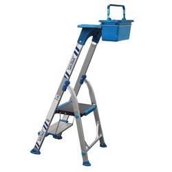 ALX Twin Deck 2.0 household ladder 2 steps