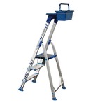 Alumexx ALX Twin Deck 2.0 household ladder 3 steps