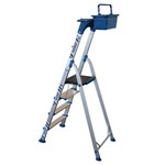 Alumexx ALX Twin Deck 2.0 household ladder 4 steps