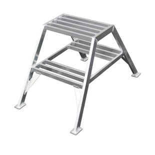 ASC plastering step ladder 2 tread double access