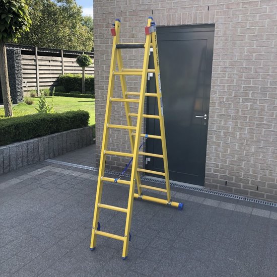 Staltor Staltor kunststof ladder 2x8 sporten TG08