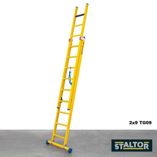 Staltor Staltor kunststof ladder 2x9 sporten TG09 | Isolerende reformladder