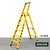 Staltor Staltor fiberglass stepladder 6 tread TRG06