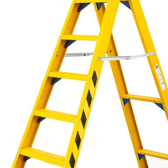 Staltor Escabeau isolant en fibre de verre 8 marches Staltor | Non conducteur
