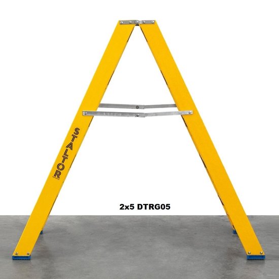 Staltor Staltor dubbele trap kunststof 2x8 treden DTRG08
