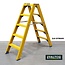 Staltor Fiberglass double step ladder 2x6 treads DTRG06