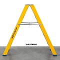 Staltor Staltor dubbele trap kunststof 2x2 treden DTRG02