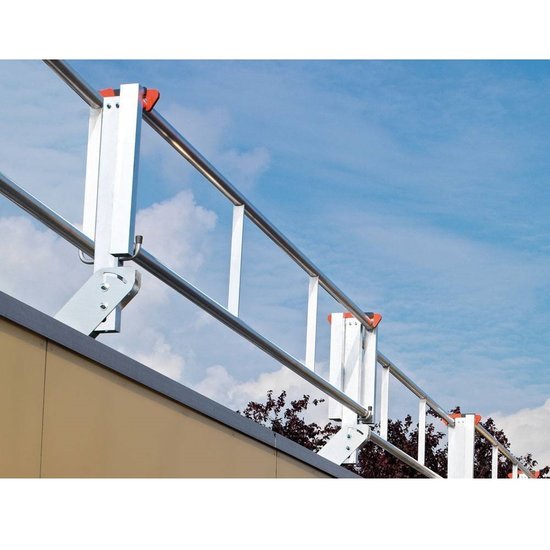 Roof Safety Systems RSS valbeveiliging plat dak Classic 12 meter
