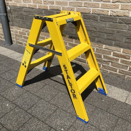 Staltor Escabeau double en fibre de verre 2x3 marches Staltor | Non conducteur